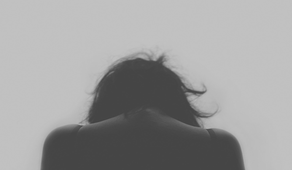 a image of a depressed woman